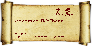 Keresztes Róbert névjegykártya